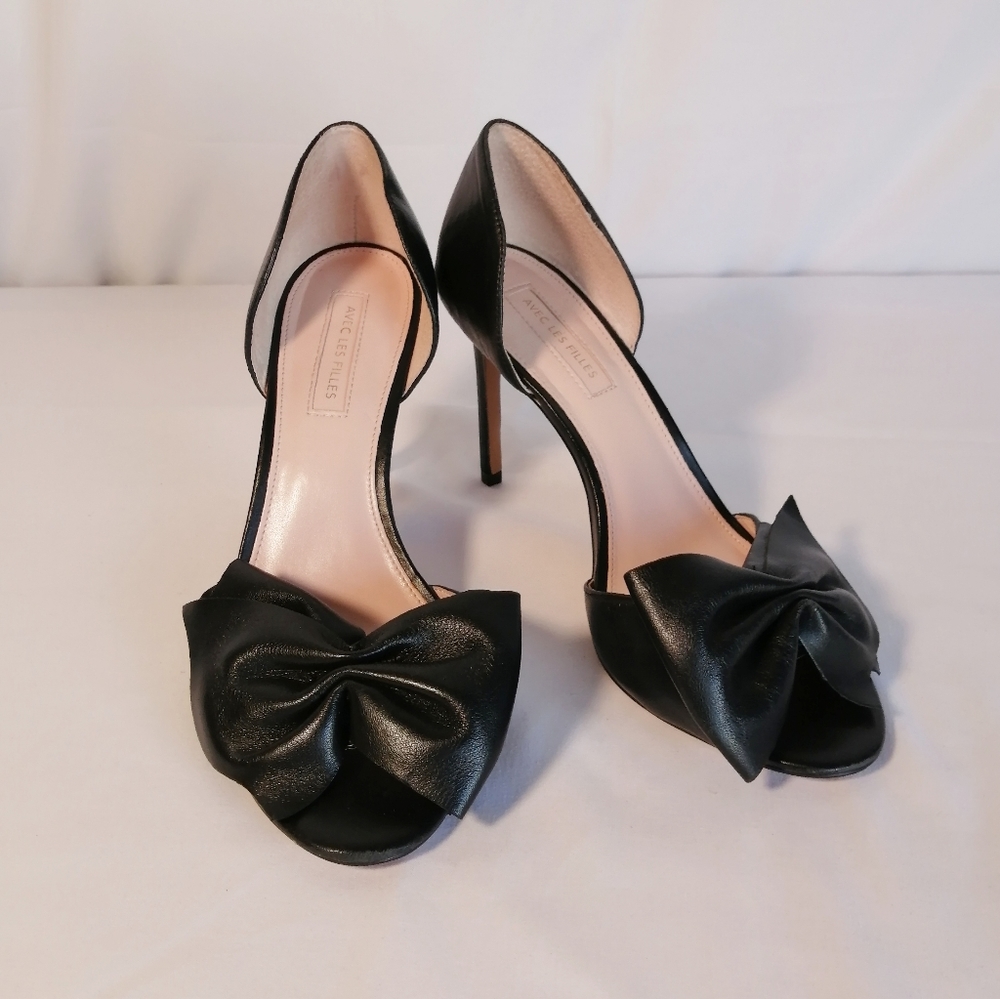 Avec Les Filles Jada Nappa Leather Pumps